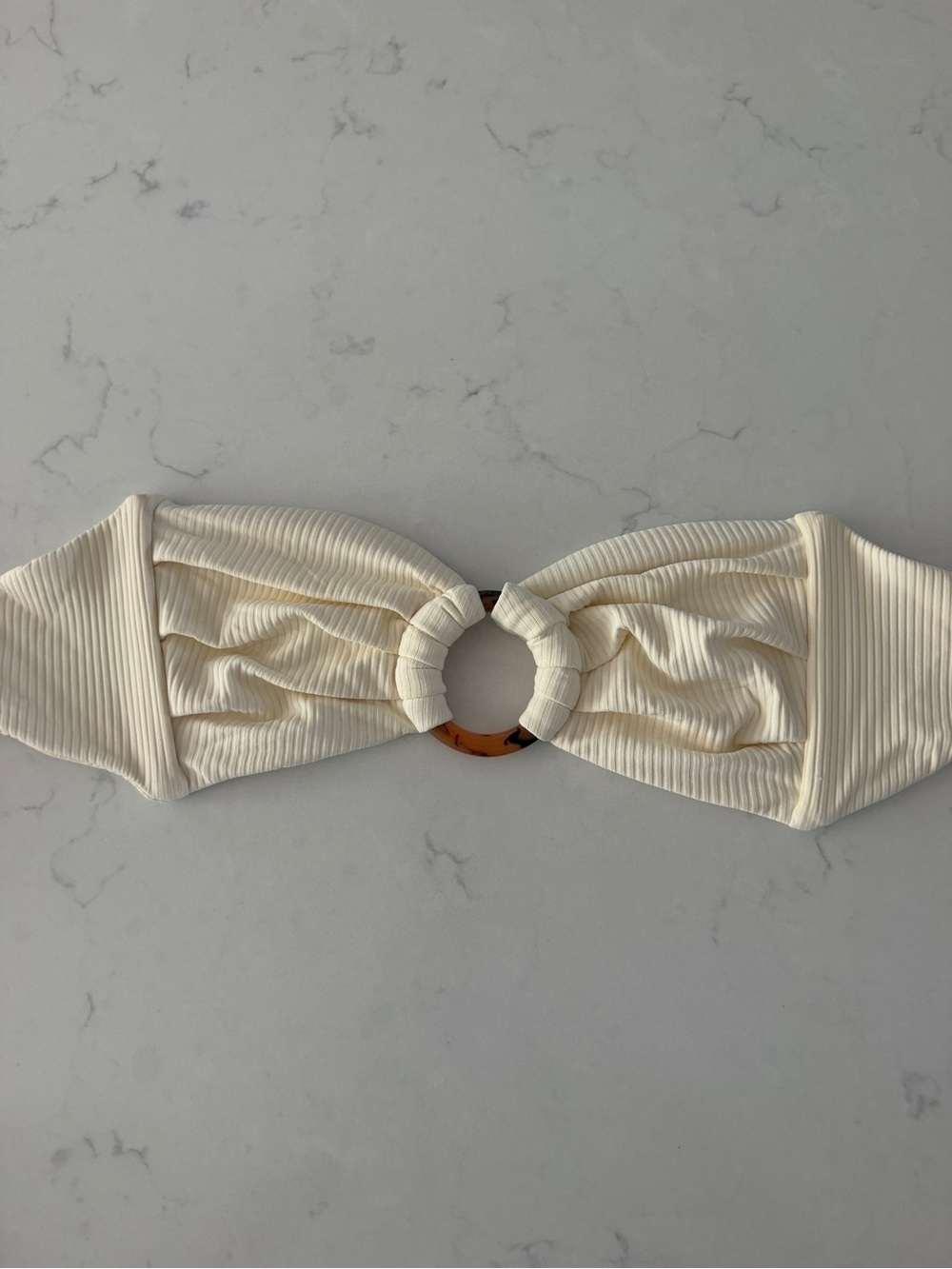 Montce Tori Top in Cream Rib